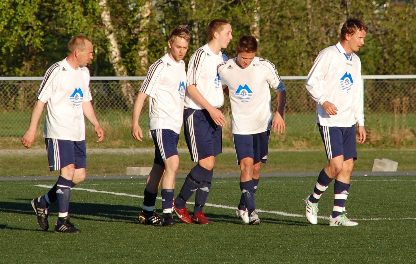 Tommy Kanishi har nettopp skåra. Foto: Bjørn Ove Ulla