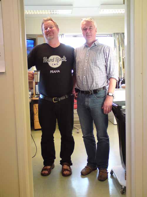 Kampvertane Johan Hjelvik og Stein Bergheim.ø (Foto: Einar Helge Brennvik) Kampvertane Johan Hjelvik og Stein Bergheim.ø (Foto: Einar Helge Brennvik)