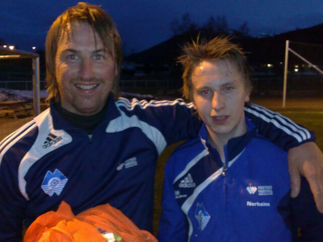 Gammal og ung: Bjørn-Vegard Løvik og Magnus Nerheim (Foto: Asbjørn Vik)