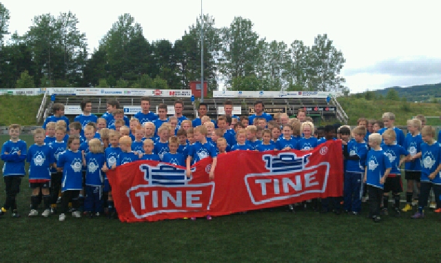 Tine fotballskole: Foto: Knut Øyvind Hoem