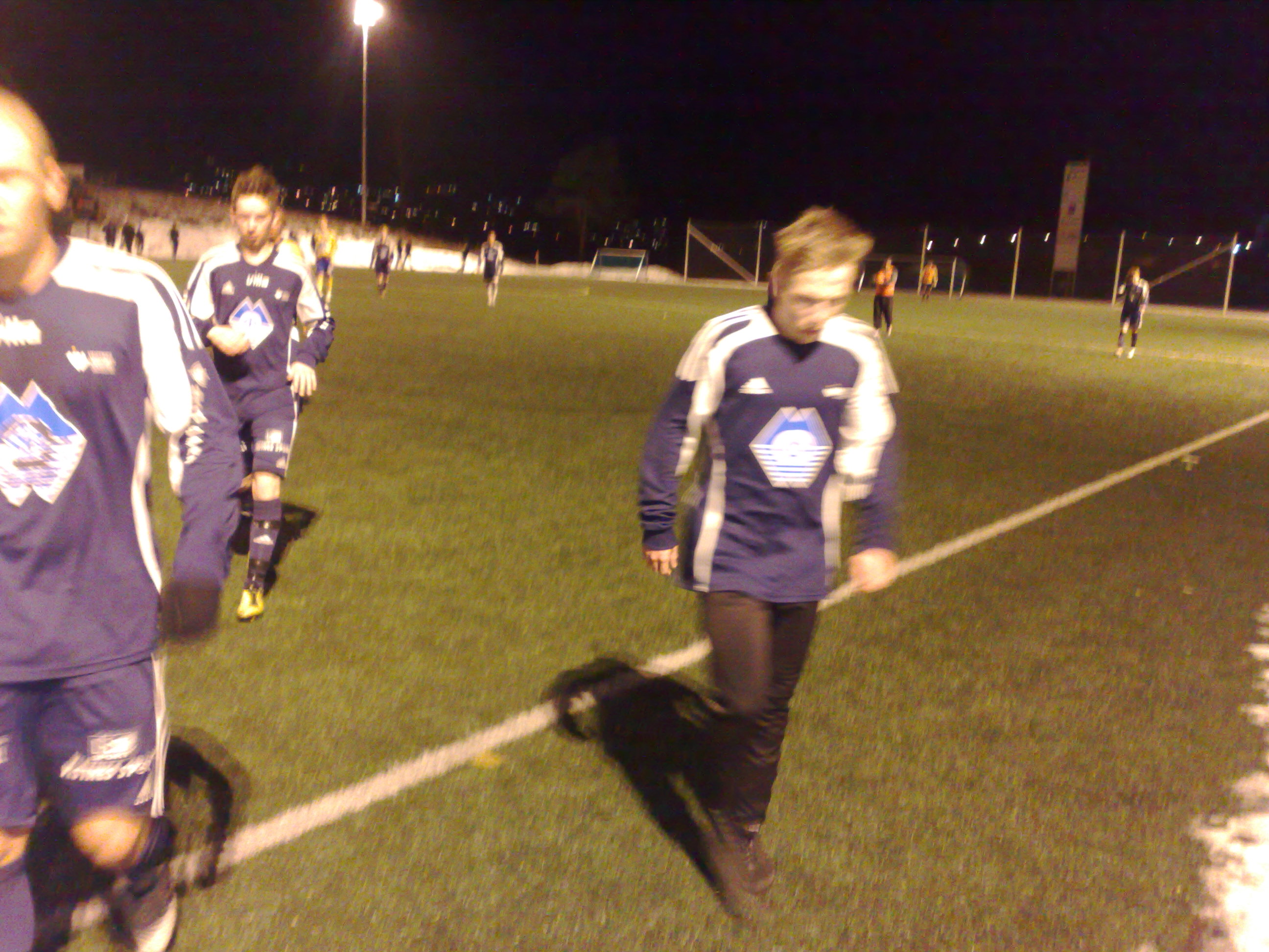 Simon Tomren (th) og Vegar Skare (bak) debuterte mot Langevåg.