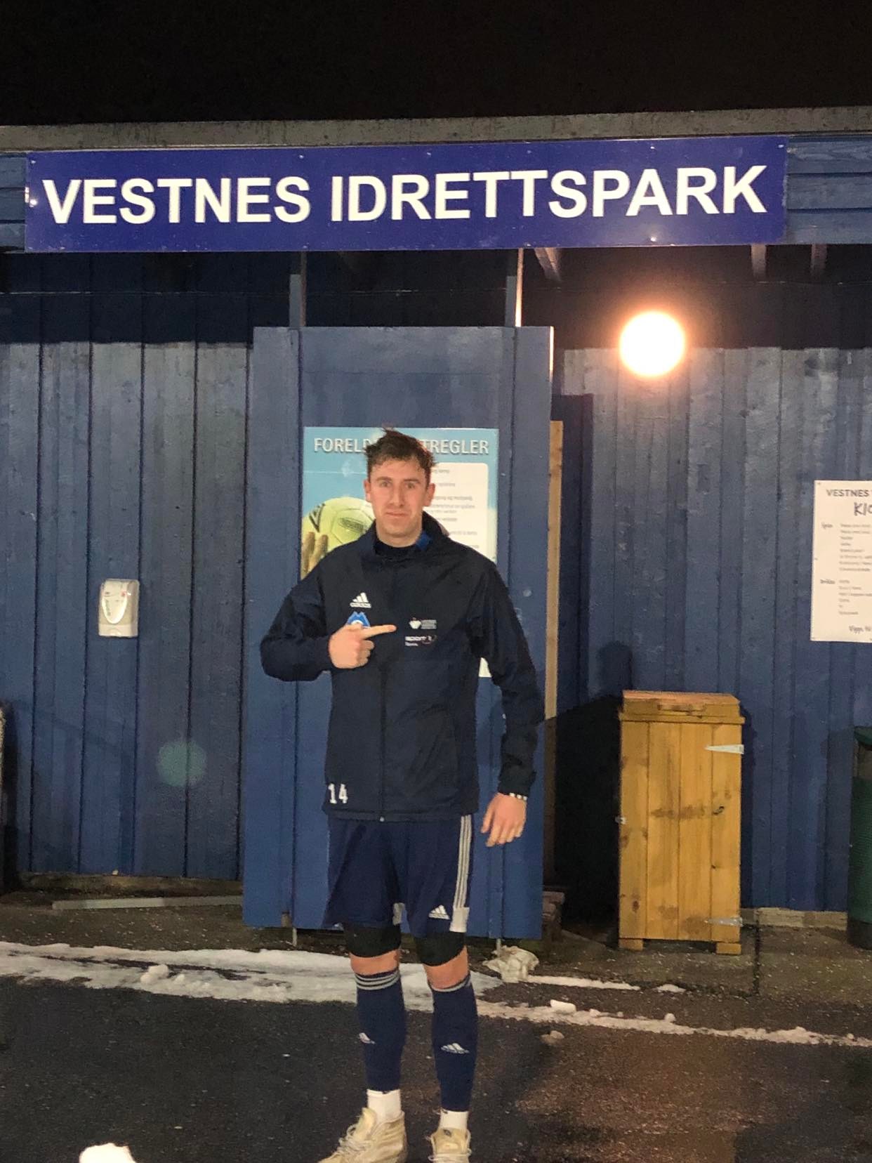 Knut Stian Eik skåra mot Måndalen.